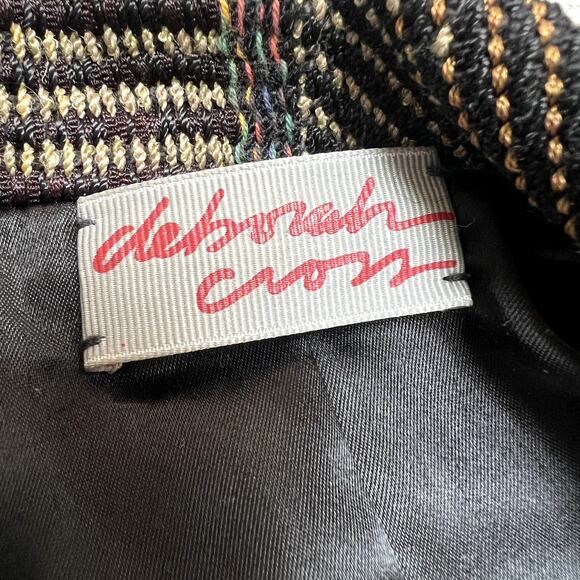 Deborah Cross Vintage Textile Wearable Art Jacket Blazer Small Medium - Picture 8 of 8